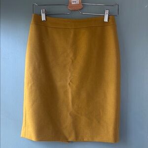 Elegant Mustard Skirt